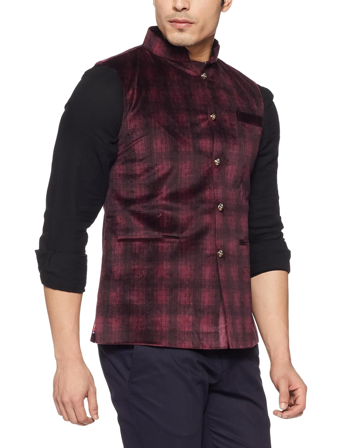 manu men's silk jacket