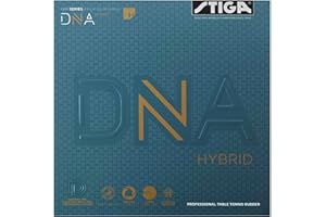 Stiga DNA Hybrid Table Tennis Rubber | Professional Table Tennis Sheet for Maximum Control & Powerful Spins - Full Stroke Control - Made in Germany