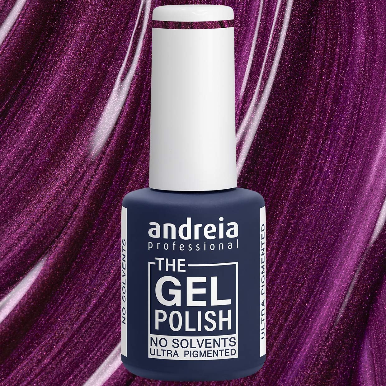 Andreia Professional - The Gel Polish TPO and Solvent Free Gel - Colour G25 Metallic Purple 10.5 ml, 10.5 ml (Pack of 1) - Image 3