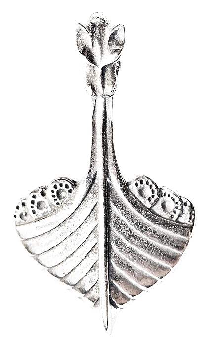Drachenkopf-Boot - für Sicherheit auf Reisen -Trove of Valhalla, eine Sammlung von authentischen Viking Anhänger Halsketten b