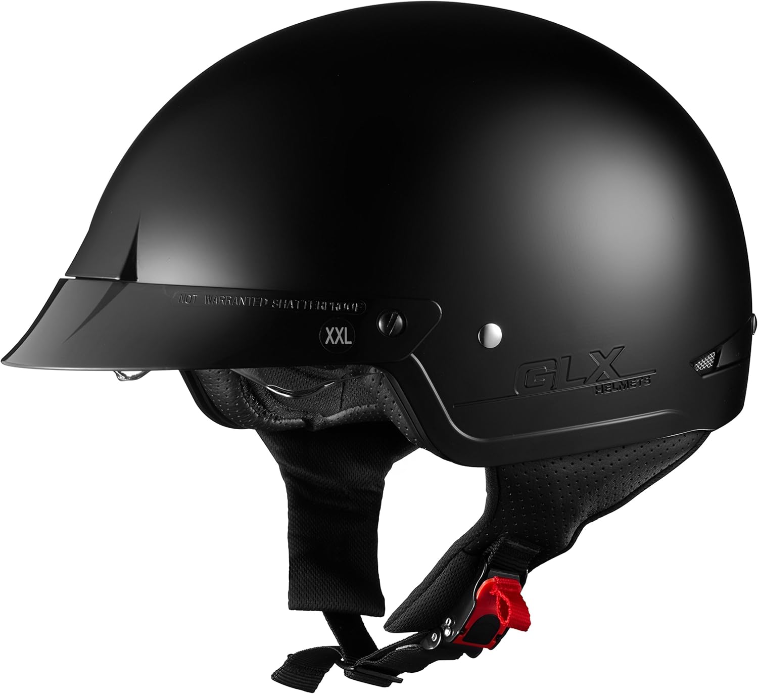 GLX Cruiser Scooter Motorcycle Half Helmet DOT Approved