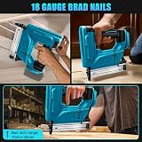 ConBlom Cordless Brad Nailer Makita 18V Battery Compatible 18 Gauge Electric view 3