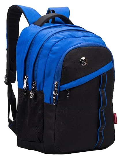 Cosmus Boston Backpack with Laptop Compartment 33L Waterproof Polyester Royal Blue School Bag