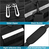 MOSISO Bike Rack Bag Waterproof 12L Rear Seat Trunk Pannier Black view 4