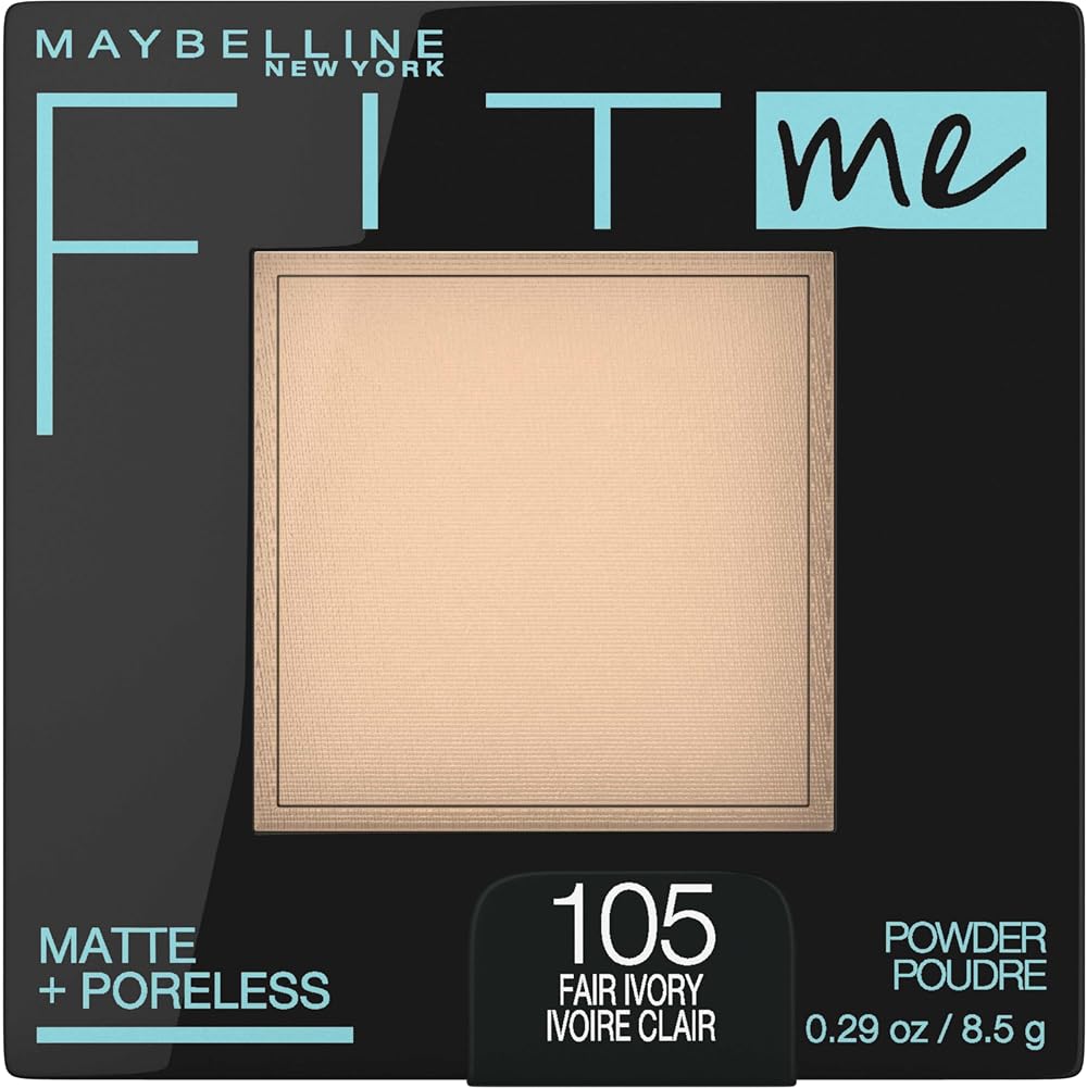 Fit Me Matte + Poreless Powder Fair Ivory 105 0.29 oz