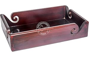 Hind Handicrafts Handmade Wooden Yarn Bowl Tray – 4-Way Yarn Holder for Knitting & Crochet – Tangle-Free Yarn Dispenser & Org
