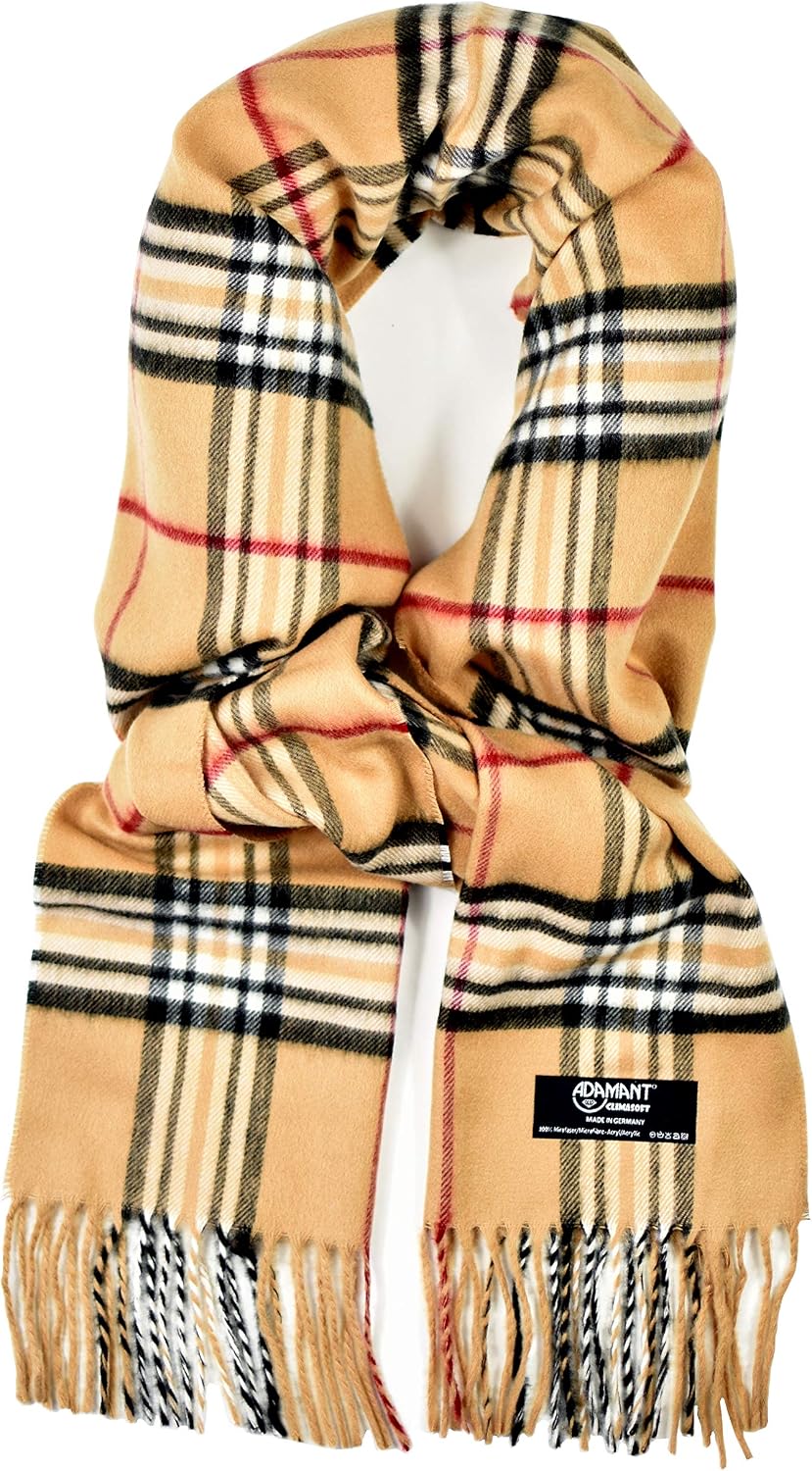 CJ Apparial Goldfarbener Pashmina-Schal – 203x70 Cm, Aus Weicher Acryl-Viskose-Mischung, Handgefertigt In Nepal