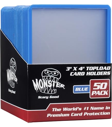 Amazon.com: Monster Protectors Hard Plastic Top Loaders Compatible