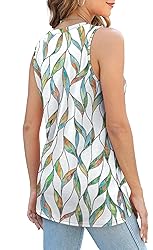 Tank Tops for Womens Crewneck Cute Printed Summer