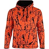 Gamehide Performance Fleece Camo Hoodie – Moisture-Wicking, Lightweight Camo Hunting Sweatshirt with Hood