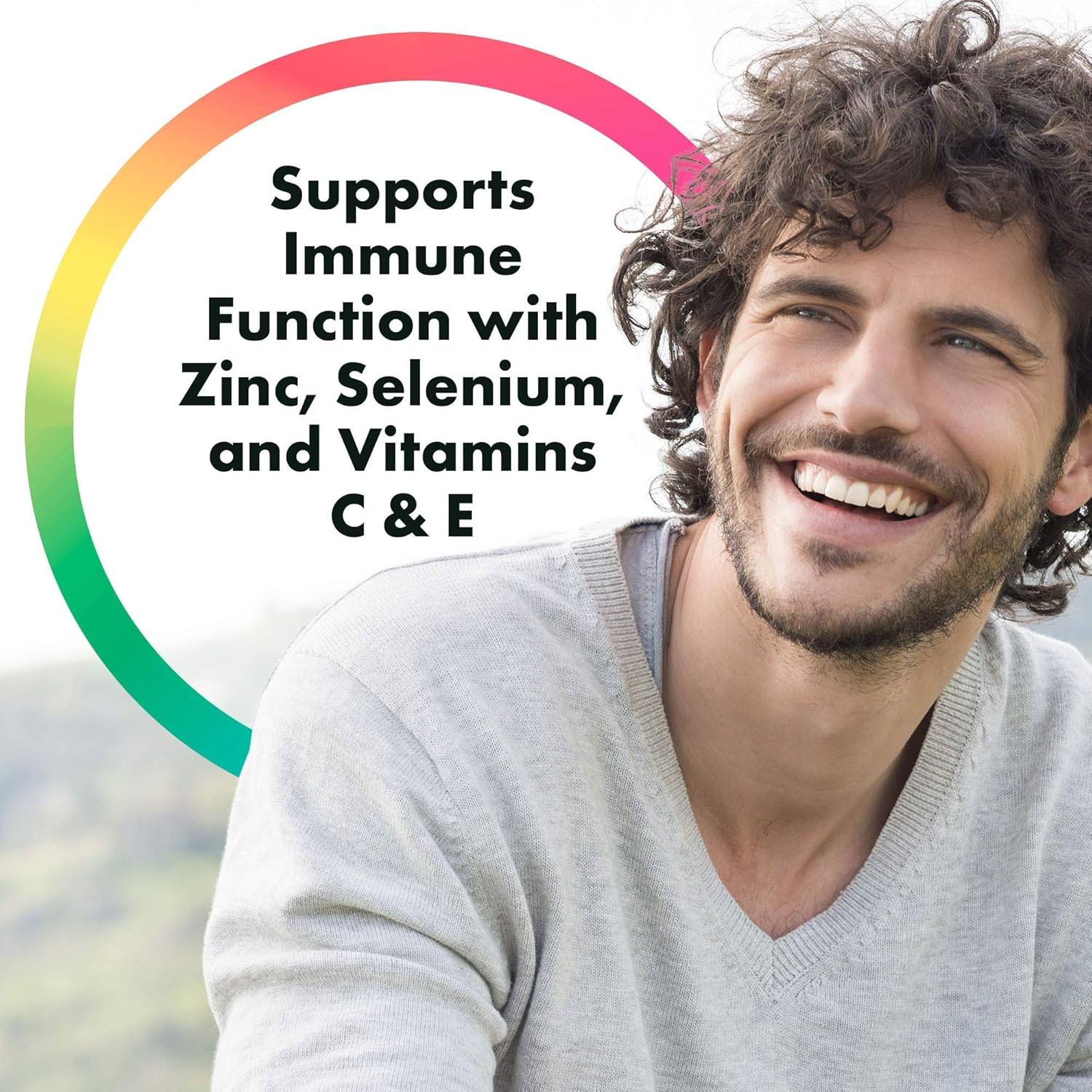 Rainbow Light Men’s One Multivitamin for Men, with Vitamin C, Vitamin D, & Zinc for Immune Support, Clinically Proven Absorption of 6 Key Nutrients, Non-GMO, Vegetarian & Gluten Free, 150 Tablets: Health & Personal Care
