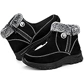 Decould sylf Snow Boots for Women Winter 2026: Warm Fur Lined Ankle Booties Comfortable Outdoor Walking Shoes with Zipper