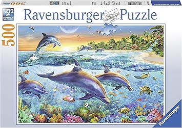 Dolphin Cove 500 Piece Puzzle