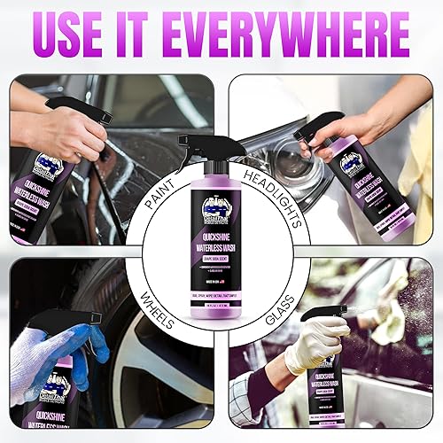 DetailThat Quickshine Waterless Wash - 16oz Ceramic Protection With Grape Soda Scent
