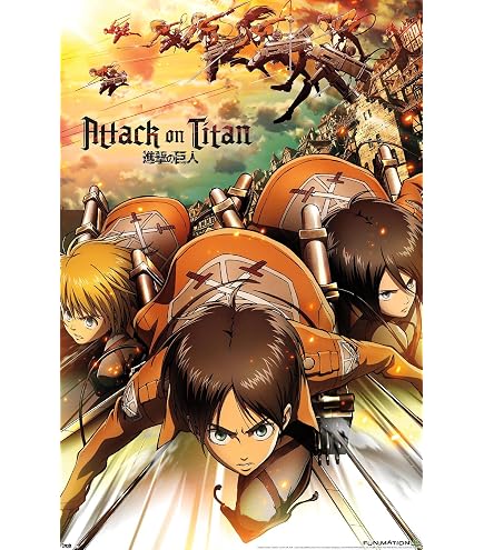 Attack On Titan Season 2 Poster - 24\"x36\" Anime TV Show Print, Unframed
