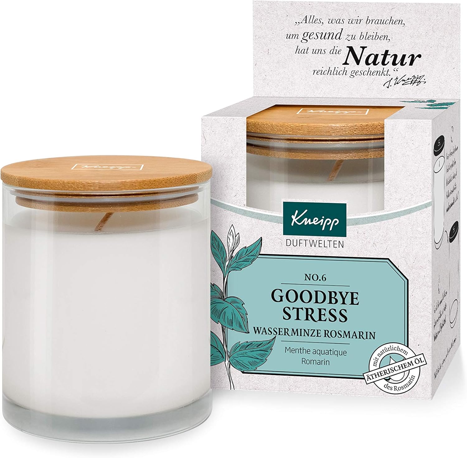 Kneipp Duftwelten Duftkerze No. 6 Goodbye Stress