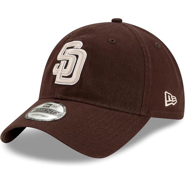 San Diego Padres MLB Hat  Strapback Adjustable Brown Sequin Baseball Fan Fav 47 Adult San Diego Padres Brown Clean Up Adjustable Hat  main image 4