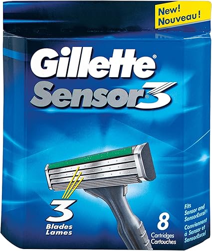 lames gillette sensor 3