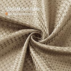 Gibelle Waffle Weave Shower Curtain with Mesh Top