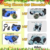 Dislocati 8x21 Binoculars for Kids w/ Compass Whistle Magnifying Glasses view 6