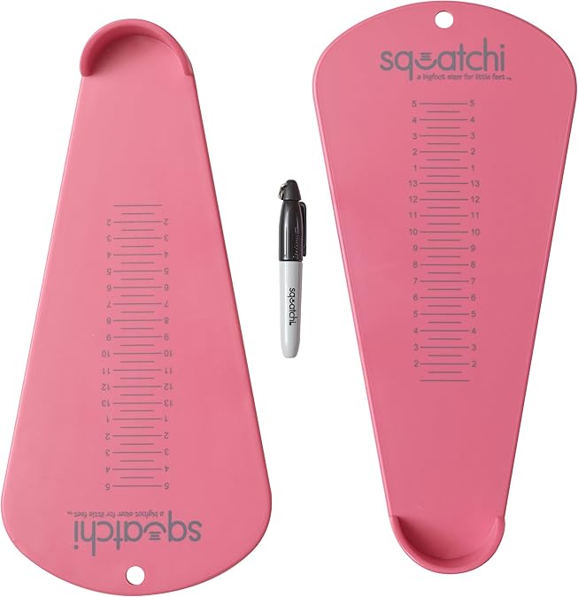Squatchi, Kid�s US Shoe Sizer Plastic (Pink