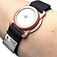 4-18" Inch Adjustable Flex Band for Freestyle Libre 1 & 2 14 Day : Transmitter Protection Sensor Cover Arm & Leg Band -No More Adhesive Patches (4-18" Active Band, Rose Gold Satin)