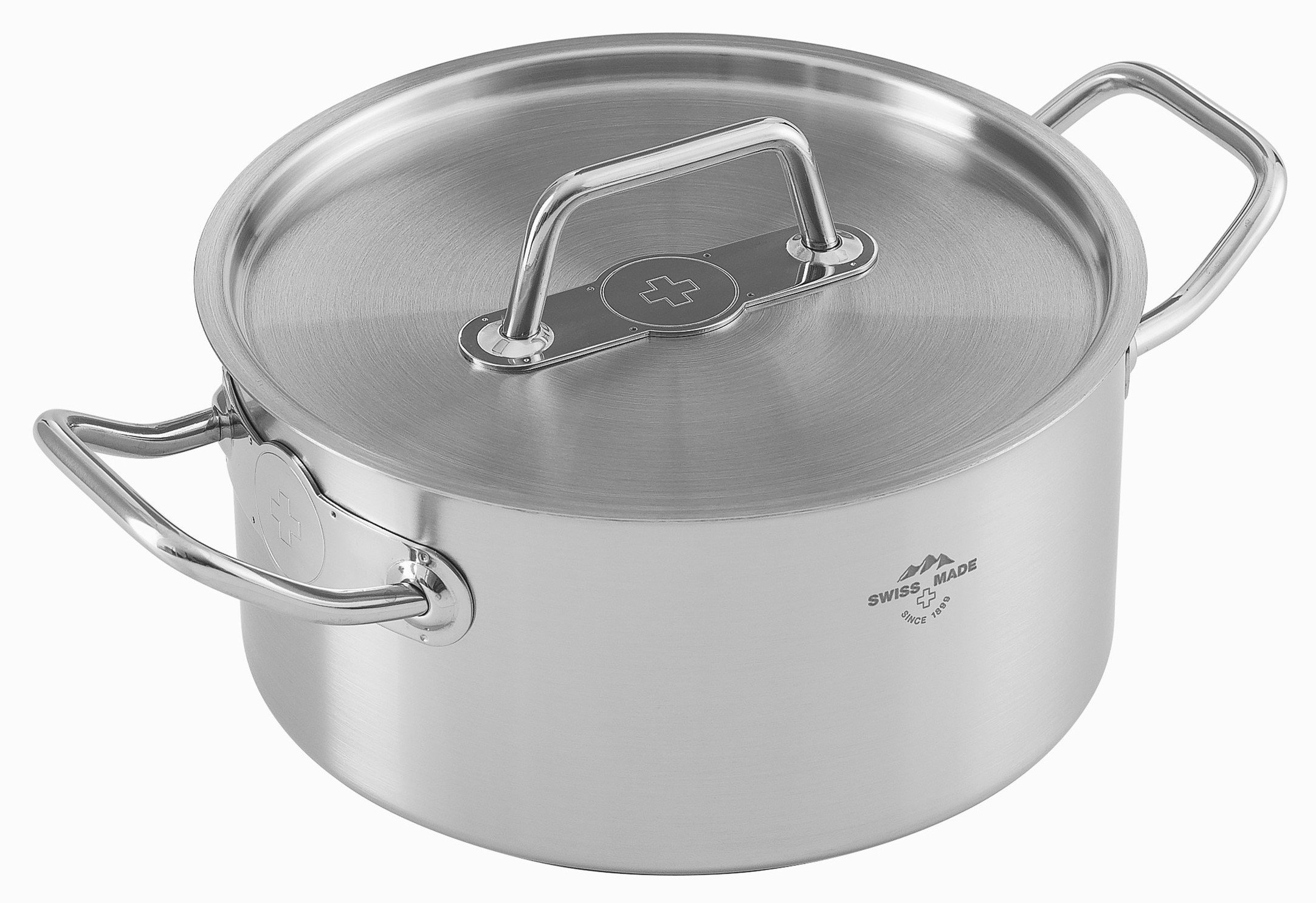 KUHN RIKON,37294 Montreux Casserole, 20cm, 3.0L, Stainless Steel, Silver, 20 cm/3 Litre