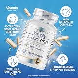 Vivanta Nutrition 5HXT Pro 5-HTP High Strength 200mg Griffonia Extract 120 Veg view 4