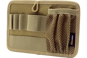 LIVANS Tactical Bag Insert Panel Organizer, Utility Admin Panel Hook and Loop Modular Organizer with Hook Fasteners for Packs
