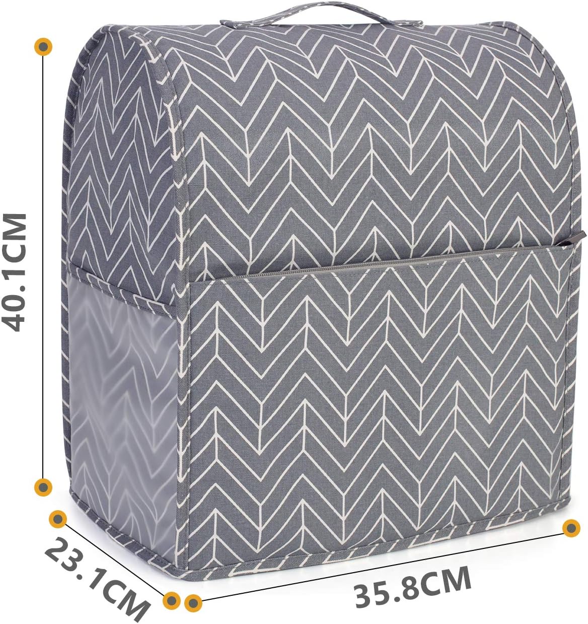 Yarwo Stand Mixer Cover Protective Dust Cover with Top Handle and