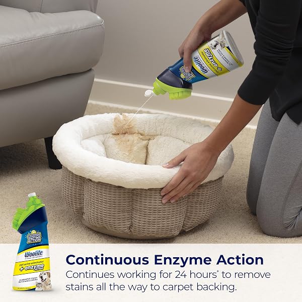 BISSELL WOOLITE PET URINE ELIMINATOR WITH BRUSHHEAD, 4PK, 3773L