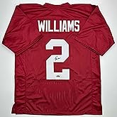 Facsimile Autographed Ryan Williams Alabama Red Reprint Laser Auto College Football Jersey Size Men's XL