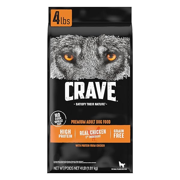 CRAVE GRAIN FREE HIGH PROTEIN ADULT DRY DOG...