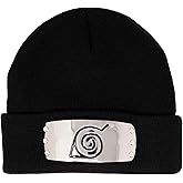 Ripple Junction Naruto Shippuden Metal Plate Adult Beanie Winter Hat Officially Licensed