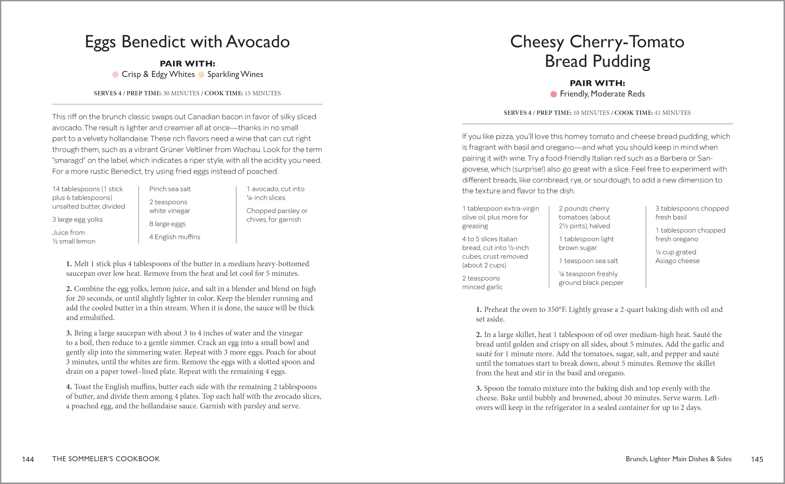 The Sommelier's Cookbook: Recipes and Wine Pairings for Discerning Palates