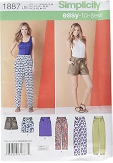 high waisted shorts pattern simplicity