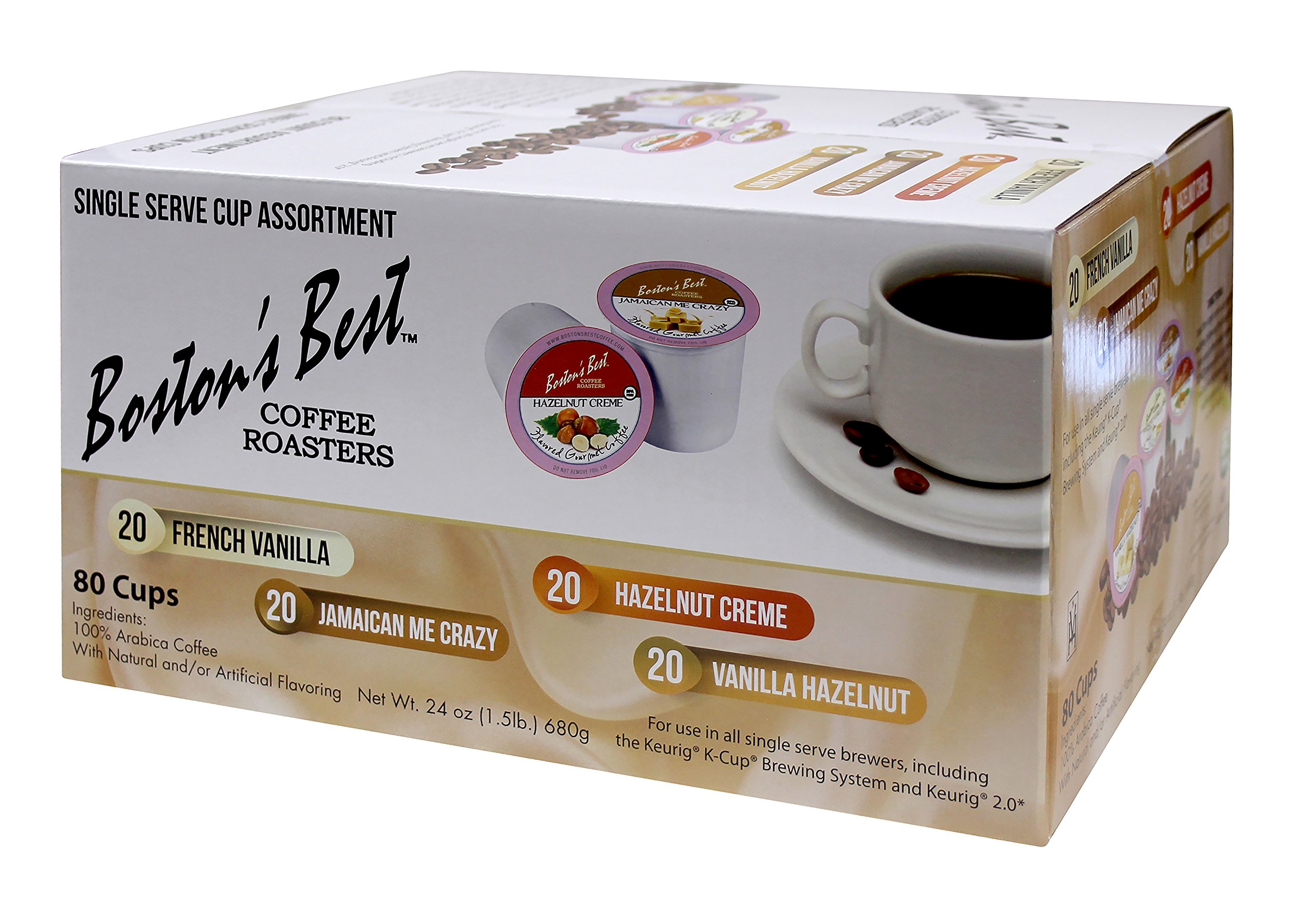 Boston's Best Single Serve KCup Coffee, Jamaican Me Crazy, 42 Count