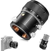 Astromania Telescope Focuser, Double Helical Focuser 1.25" for Guide Scope | With 0.05mm Scale and 10mm Focusing Stroke, High Precision Telescope Accessories, Focuser 1.25" for Astronomical Telescopes