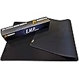 Matthro 4XL EMP Full Desk Gaming Mouse Pad (54"x24"x0.16"), Huge Oversize Giant Mouse Pad, Extended Black Smooth Fabric Cloth with Stitched Edges