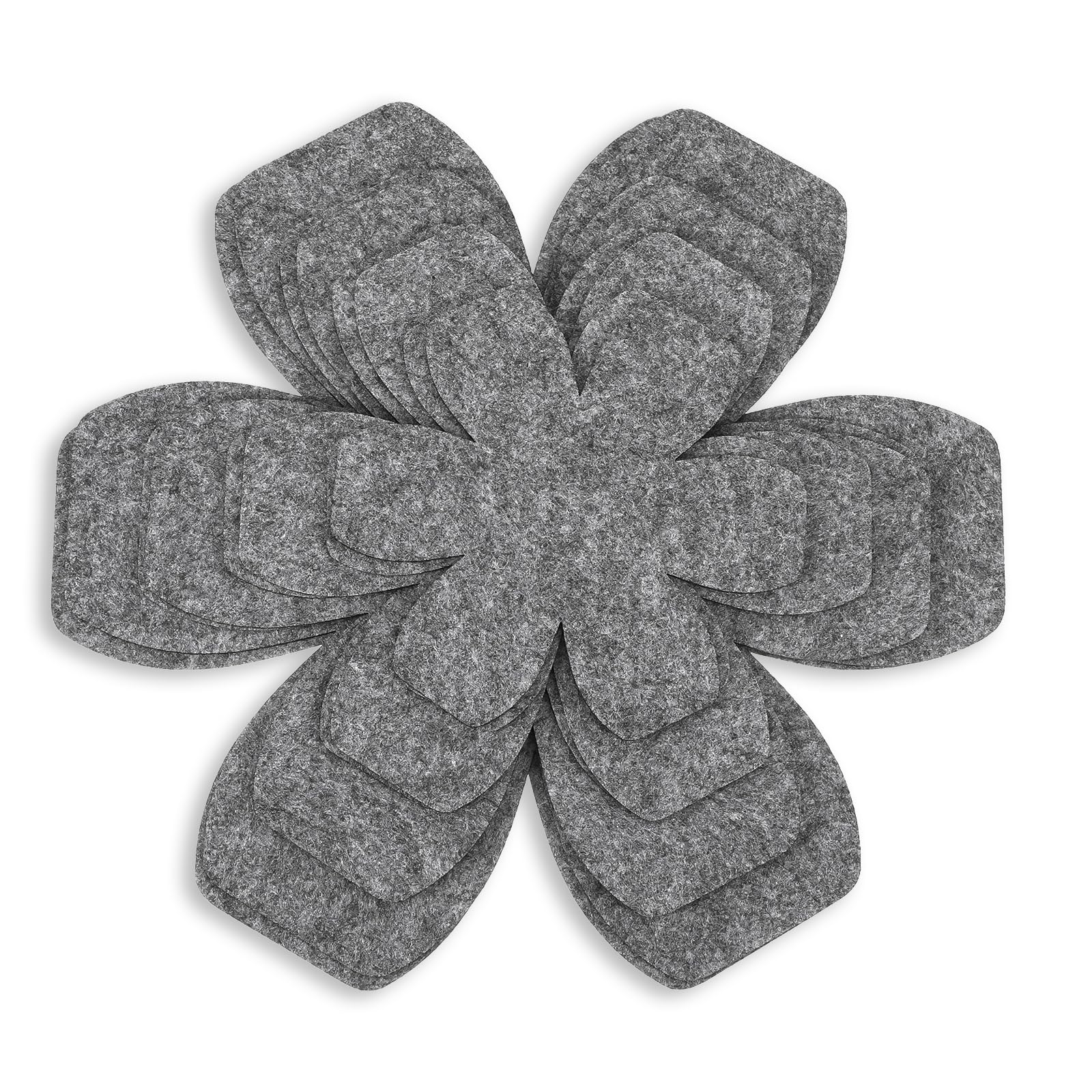 Oruola 8pcs Pan Protectors for Stacking, 4 Sizes Felt Pot Dividers, Grey Pads for Pans, Bowls, Ceramics, Glassware & Cookware (6" 8" 10" 12")