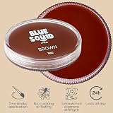 Blue Squid PRO Face Paint Brown 30g Professional Water Based Cake view 4