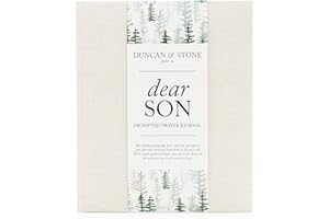 DUNCAN & STONE PAPER CO. Baby Memory Book - Childhood Memory Book For Milestones - Mom and Me Journal w/Prompts, Photos & More - Newborn Keepsake Gifts (Cream,230 Pages)