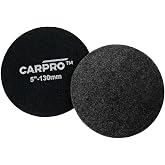 CARPRO GlassCUT Glass Polishing Pad - Polish Glass Scratches Etching, Remove Waterspots, Correct and Clean Damaged Windshield &amp; Window Glass - Aggressive Rayon Heavy Pad - 5" (1 Pack)