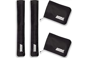 HELM - 1 Pack - Side Mirror Covers and Windshield Wiper Covers for Trucks Cars SUVs Vans. Protect from Ice Snow Frost Dew Rain Bird Poop. Side Covers - 16 in x 12 in. Wiper Covers - 28 in