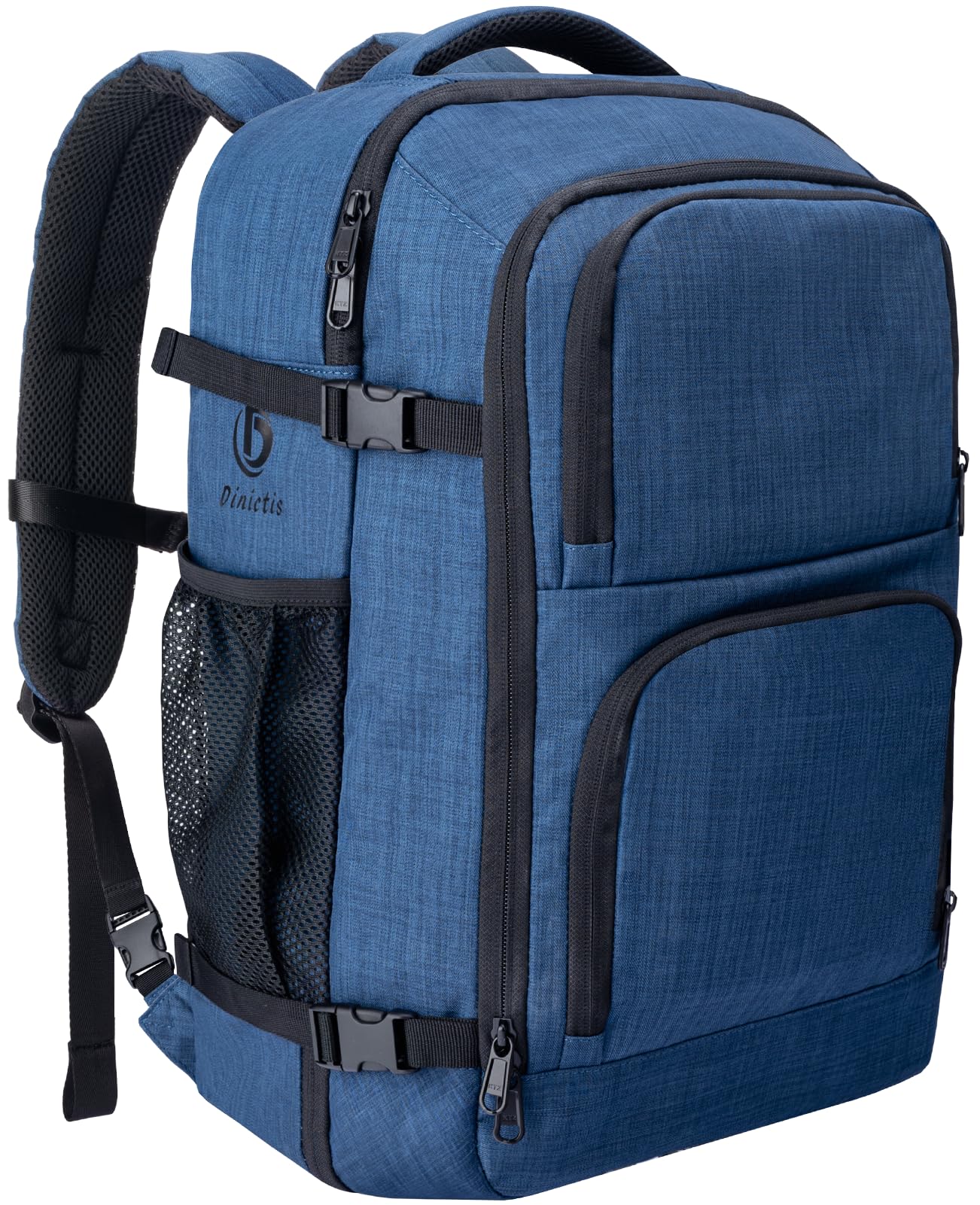 Photo 1 of Dinictis Travel Backpack Carry on Flight Approved, Backpack Suitcase for Travel, Personal Item Travel Bag fits 17 inch Laptop-Blue