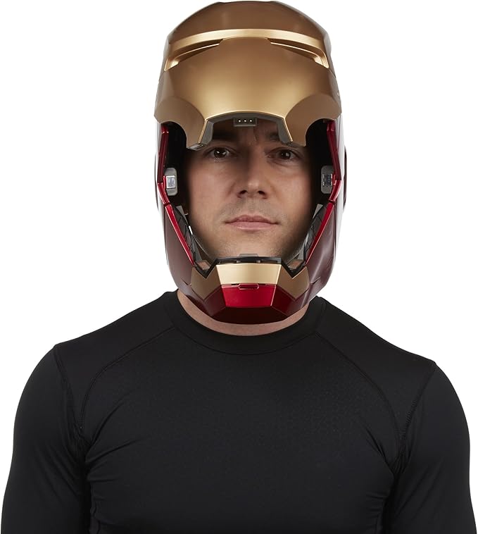 marvel legends iron man electronic helmet by avengers
