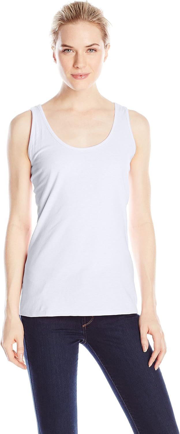 Hanes Women's Scoop-Neck Tank Top: Clothing