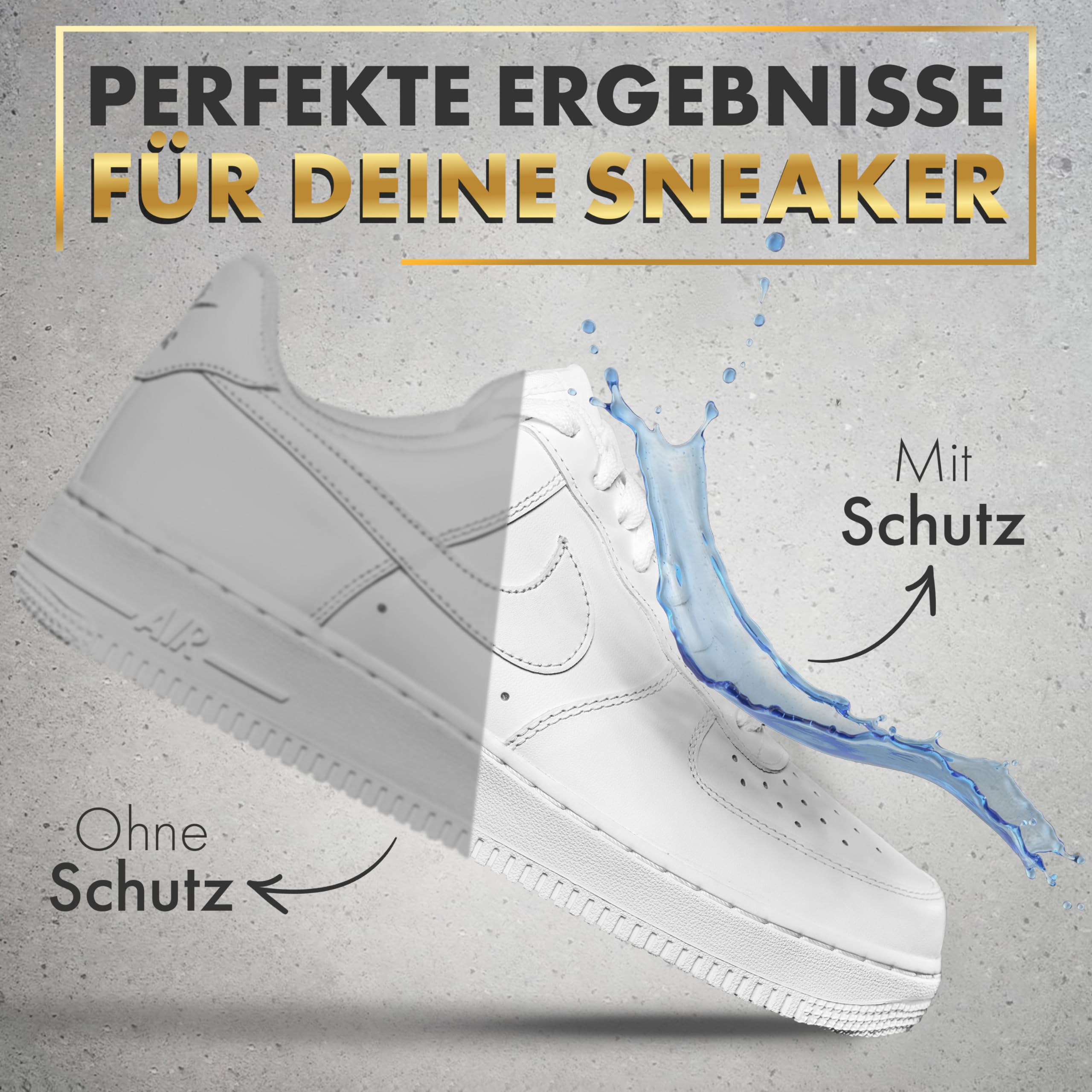 Canzt Imprägnierspray Schuhe 400ml – Schuh Imprägnierung für Wildleder, Leder, Nubuk & Textilien – Wasser- & Schmutzschutz für Sneaker & Outdoor-Schuhe 3