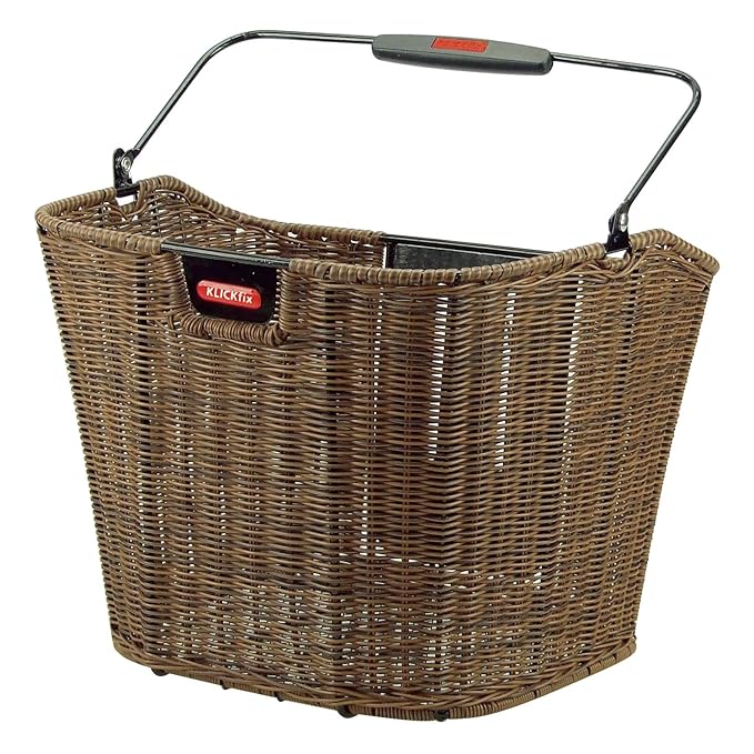 KLICKfix Farradtasche Structura Ef Korb Braun Lenkerkorb 25 x 34 x 27 cm