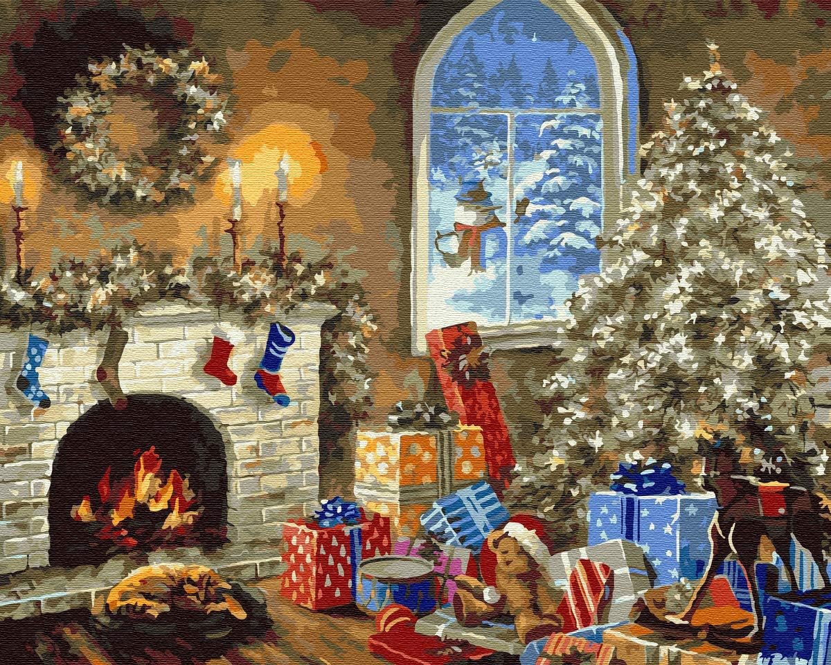 YXQSED [Frameless] Diy Oil Painting Paint By Number Kit Picture-W207 16*20 inch